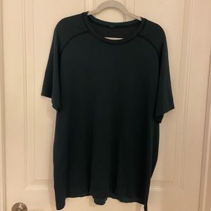 Lululemon Swiftly Tech Mens Size Large Navy Blue Short Sleeve Athletic T Shirt
